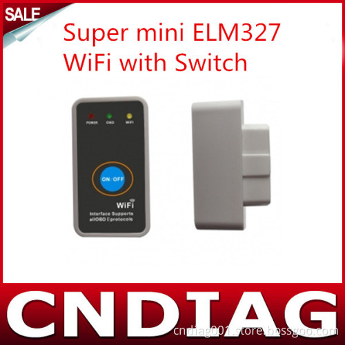 2013 Super Mini Elm327 WiFi with Switch Work with iPhone OBD-II OBD Can Code Reader Tool